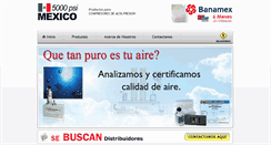 Desktop Screenshot of mexico5000psi.com