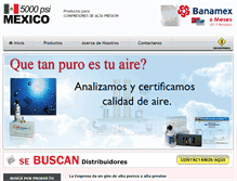 Tablet Screenshot of mexico5000psi.com
